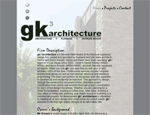 Tablet Screenshot of gk3architecture.com